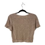 Lush Clothing #111 LUSH striped tie front crop top Photo 1