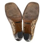 Dolce and Gabbana Brown Python Snakeskin Square Toe Kiltie Pumps Size 38 Heels Photo 8