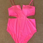 Aerie Shine Pique V-Cut One Piece Swimsuit Photo 1