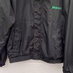 Vintage Quaker State Racing Embroidered Windbreaker Jacket Moto Retro Sport Black Size XL Photo 4