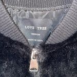 Love Tree Black Fur Jacket Photo 2