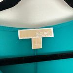 Michael Kors Women’s Large Teal Stretchy Career Dress Office Core Photo 1