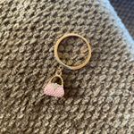 Dangling Purse Ring Gold Photo 2