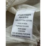 White Crow White‎ Off Shoulder Top Floral Embroidered Women Small Boho Peasant Hippie Photo 3