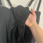 Ralph Lauren LAUREN Women's One Piece Plus Bandeau Swim Dress Black 16W Photo 7