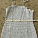 Cousin Couture  boutique SMOCKED DRESS scrunched blue and white size M‎ NWT Photo 7