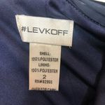 Bill Levkoff Levkoff Bridemade Navy Chiffon gown maxi dress Size 2. Photo 1