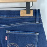 Levi's 512 Perfectly Slimming Jeans Stretch Dark Wash Denim High Rise Crop Size 8 Photo 7