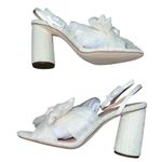 Loeffler Randall NEW NIB  Camellia Pearl Pleated Bow Heels Photo 8