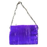 A New Day A‎ NEW DAY Velvet Handbag Chain Purple Photo 1