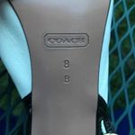 Coach Cecilia High Heels Slingback Leather Point toe block stacks chunky block rockabilly retro preppy pinup Pumps Stilettos Sandals coastal coquette vintage breathable Pumps Heels Photo 9