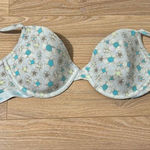 Calvin Klein  Blue Floral Print Size 36C Photo 0
