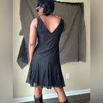 Ralph Lauren Lauren  Black Lace Tank Dress Size 8 Photo 3