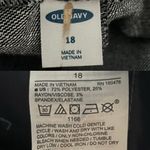 Old Navy NWT Womens Pants Gray White Pull On Elastic Back Slant Pockets Size 18 Photo 7