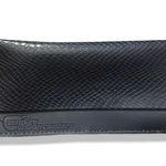 Vintage 90s Empire VisionFaux Blue Snakeskin Glasses Case Photo 0