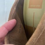 Dolce Vita Serla Leather Truffle Suede Stacked Heel Mule Shoe 10 Photo 13