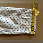 Eden & Olivia Eden Olivia Womens Flannel Shirt Size M White Polka Dots 3/4 Sleeve Button Up Photo 10