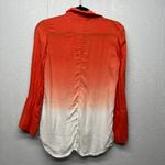 Cloth & Stone Cowgirl Dip Dye Button Front Womens Cottage Core Shirt Size Small Photo 5