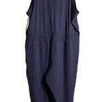 Athleta Brooklyn Textured Jacquard Leopard Medieval Violet Jumpsuit Size 24 Photo 8