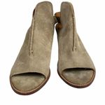 Frye NEW  Carolina Ash Tan Sling Peep-Toe Suede Boot- 10 Photo 1