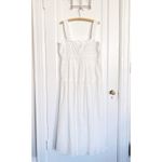 Gap x Doen • White Eyelet Midi Dress tiered ruffle smocked peasant cottagecore Photo 14