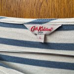 Cath Kidston Long Sleeve Breton Stripe Shirt Top Round Neck Blue White Large L Photo 5