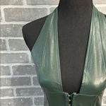 MIAOU GREEN VEGAN LEATHER CORSET TOP WOMENS SIZE MEDIUM • SOLD OUT ONLINE Photo 3
