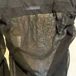 Lovers + Friends Black Off-Shoulder knit Mesh Crop Top Photo 5