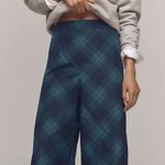 Anthropologie Maeve Taffeta Printed Cropped Wide-Lg Pants Photo 2