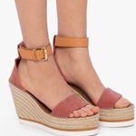 See By Chloe See by Chloé Glyn Calf Leather Espadrille Platform Wedge Sandals, Size 42 NWT Photo 11