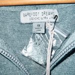 Barefoot Dreams  Blue Spruce Zip Up Short Sleeve CozyChic Ultra Lite Hoodie Photo 9