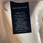 Who What Wear | Cream Lace Long Sleeve Blouse Sz M Photo 18