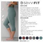 Savvi SSkin Leggings Cropped Sage Green M Photo 4
