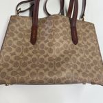 Coach Tote Bag Women Large Signature Charlie Canvas Leather Shoulder Purse 31210 Photo 3