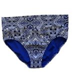 Soma  Women's Two Piece Swimsuit Tankini Paisley Brief M Swim Top‎ 36C Underwire Photo 5