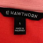 41 Hawthorne Sleeveless Knit Faux Wrap Bottom Mini Dress L Large NWOT Orange Photo 8