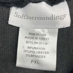 Soft Surroundings  Super Sleek Leggings Petite XL Black Ponte Pull On Photo 2