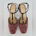 Gucci  WOMEN'S PETITE GG SLINGBACK GLITTER PATENT CHARLOTTE PUMPS SIZE EU 40 Photo 8