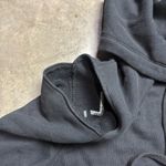 Zoe Karssen Cold Shoulder Womens Large Sweatshirt Cyberpunk Grunge Hoodie Black Photo 2