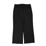 St. John Women's Size 6 Diana Straight Leg Crepe Marocain Black Pants Career Photo 4
