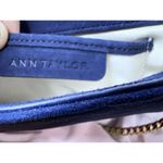 Ann Taylor Bella Glitter Navy Clutch Bling NYE NWT Photo 7