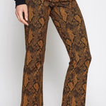 Joie  Marcena B Pants Cropped Snake Print Size 2 Photo 0