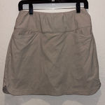 Lady Hagen Skort Skirt Golf Pickleball Work Beige Mini Skirt Photo 0