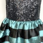 Anthropologie Leifsdottir Starlit Stripes Silk Blend Sequin Dress Size 4 Photo 8