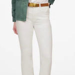 Madewell NWT Kick Out Crop Jeans in Pure size 33 Photo 0