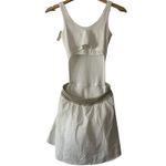 Aerie Offline White Ribbed Tank Dress with Skort XS Tennis Golf Athleisure Photo 1