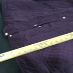 Gallery New York Women Quilted Faux Fur Hood Parka Coat Plum Purple 1X Photo 6