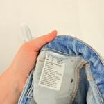 American Eagle  Mom Straight Jeans Patchwork Distressed Boho Womens 2 Photo 8