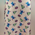 Hot Topic Disney Stitch Pizza & Donuts Scuba Skirt - NEW - Size 5 (28) Photo 2