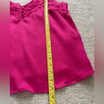 Abercrombie & Fitch Hot Pink Lace Trim Satin Cami Tank Photo 6